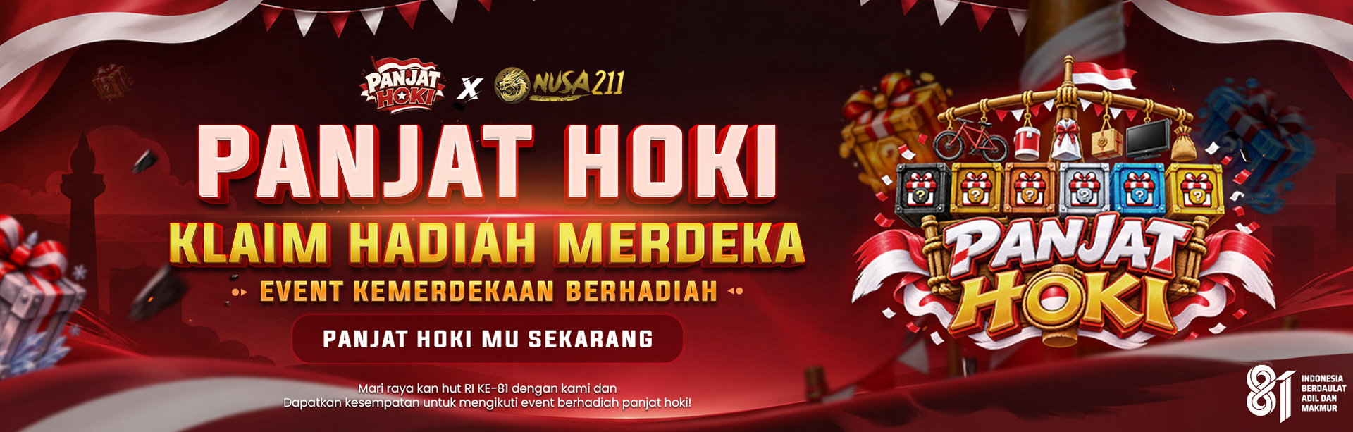 PANJAT HOKI KEMERDEKAAN X NUSA211