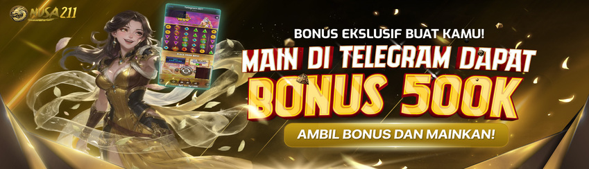 BONUS EKSKLUSIF TELEGRAM 100%